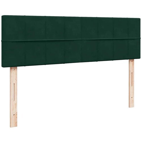  Otomanski krevet s madracem tamnozeleni 140x200 cm bar&amp;scaron;unasti Slike