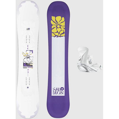 Salomon Lotus+Spell M White 2027 Snowboard komplet pattern Cene