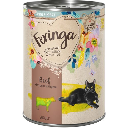 Feringa 10 + 2 gratis! Omejena izdaja: Meat meni 12 x 400/410 g - spomladanski meni govedina s hruško 6 x 410g Cene