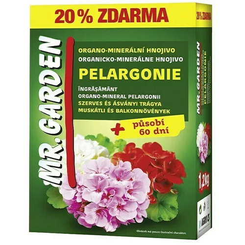 Agro Gnojilo za pelargonije Agro Mr. Garden (1,2 kg, pelargonije in petunije)