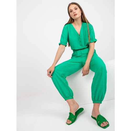 RUE PARIS Jumpsuit-CA-KO-6298.68-green Cene