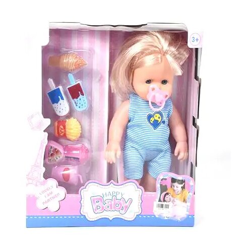 Magic Toys Plavokosa lutka sa zvukom i dodacima 35cm Cijene
