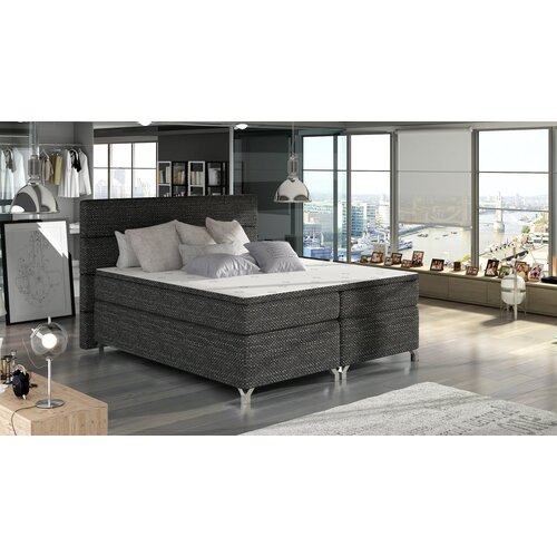 ELTAP Boxspring krevet Amadeo s LED rasvjetom i spremi�tem-140x200-Berlin 02 Cijene