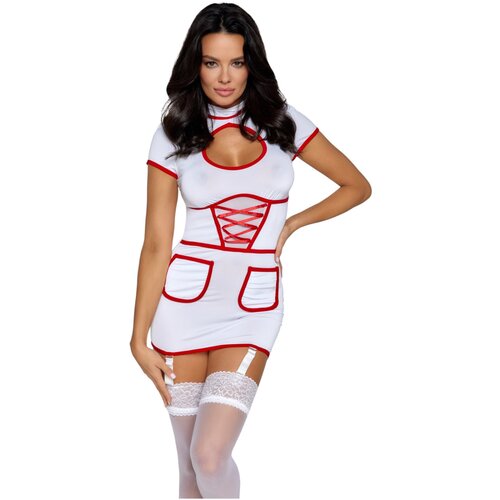 Cottelli seksi kostum medicinske sestre (bel) Cene