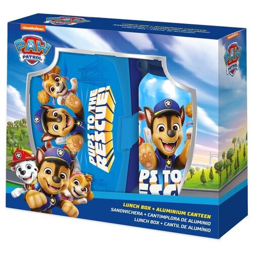 Paw Patrol Set aluminijska boca 500 ml i posudica za užinu Slike