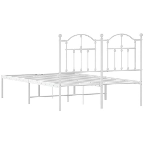  okvir za krevet s uzglavljem bijeli 120x200 cm Slike