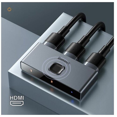 Baseus HDMI stikalo dvosmerno 2x1 4K 30Hz CAHUB-BC0G Cene