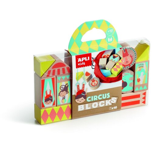 Apli Drvene kocke Cirkus 16 kom + torbica 15268 Cijene