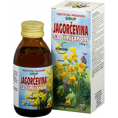 Sinefarm sirup od jagorčevine sa timijanom c vitaminom 140 g Cene