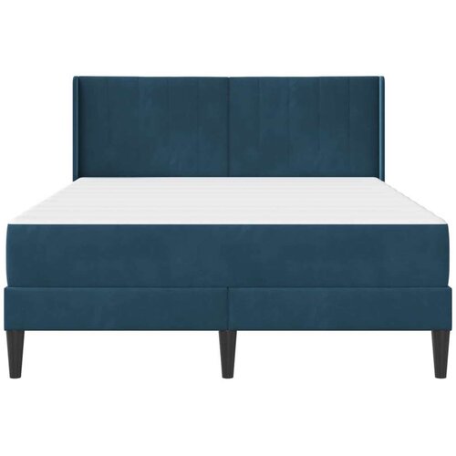  Okvir kreveta s madracem s uzglavljem 2 pcs Plava Bar&amp;scaron;un - Plava 140 x 200 cm Slike