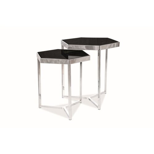 Molarem Home Set stolića MILOS - staklo Slike