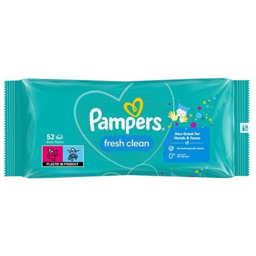 Pampers vlažne maramice fresh clean 52 kom Cene