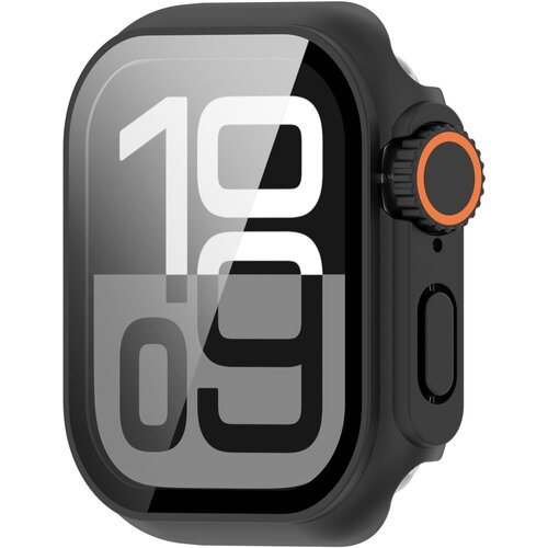 INF zaščitni ovitek za apple watch - trda plastika in kaljeno steklo black 42 mm, (22075731) Cene