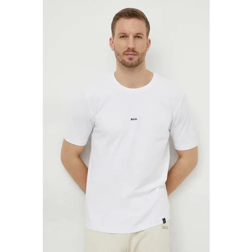 BALR. Majica kratkih rukava Emporio Armani za muškarce, boja: bijela, bez uzorka
