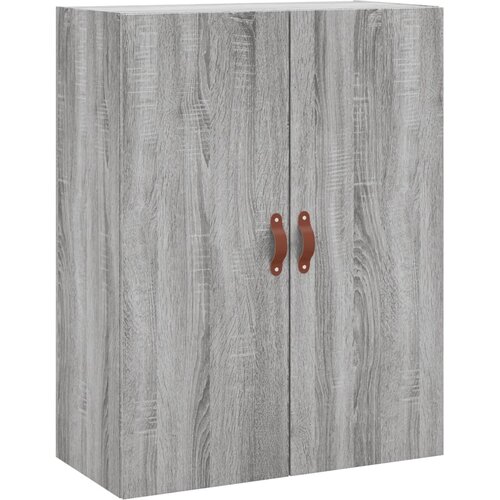  Visoka komoda siva sonome 69,5x34x180 cm od konstruiranog drva Slike
