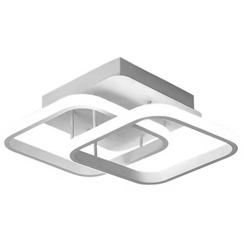 Moderna stropna nadometna LED svetilka 22W 24cm 4500K bela Slike