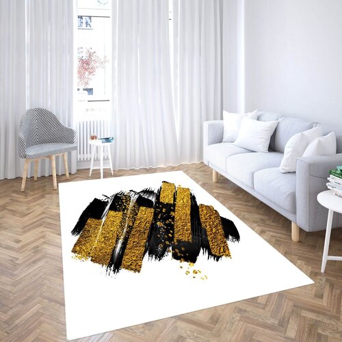 Conceptum Hypnose tepih CG_202, pravougaoni, 80 x 140 cm, crno-bijeli Cijene