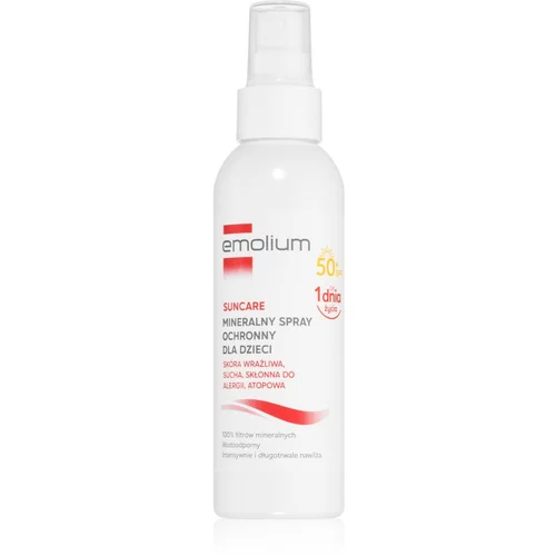 Emolium Sun Care mineralni zaščitni fluid za obraz za otroke SPF 50+ 100 ml