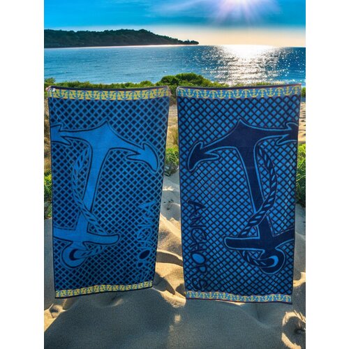 Plažni peškir anchors 86x160cm Slike