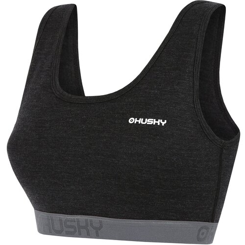 Husky Merino thermal underwear Mebra L black bra Slike