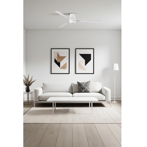 Faro 33828-1TW-LED Ventilator PUNT TUB M LED/18W/230V, prigu&amp;scaron;iva, podesiva temperatura svetla 3000/4200/6500K +DO Slike