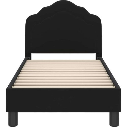  Okvir kreveta za malu djecu s naslonom Crna 70 x 140 cm Bar&amp;scaron;un Slike