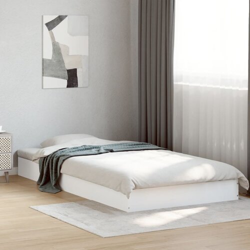 Furnova Posteljni okvir bel 100x200 cm inženirski les, (21936230) Slike