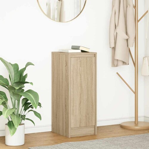 vidaXL Komoda boja hrasta sonome 29,5x34x76 cm od konstruiranog drva Cijene