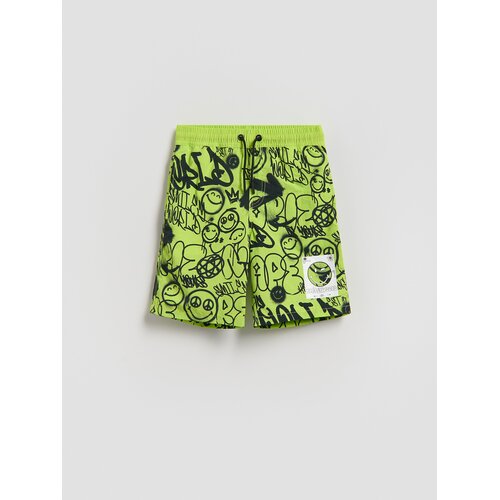 Reserved BOYS` SWIMMING SHORTS - žutozeleno Cene