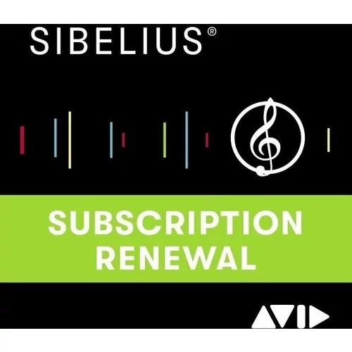 Avid sibelius 1Y subscription - renewal (digitalni izdelek)