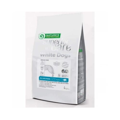 Nature's Protection white dog white fish adult all breed - all stages - 4 kg Cene