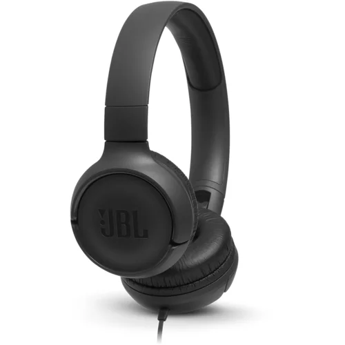 Jbl naglavne slušalke z mikrofonom T500 črne