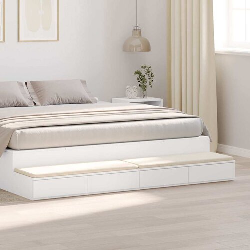  Ladice za krevet Bijelo 200 x 36,5 x 16,5 cm Konstruirano drvo Cijene