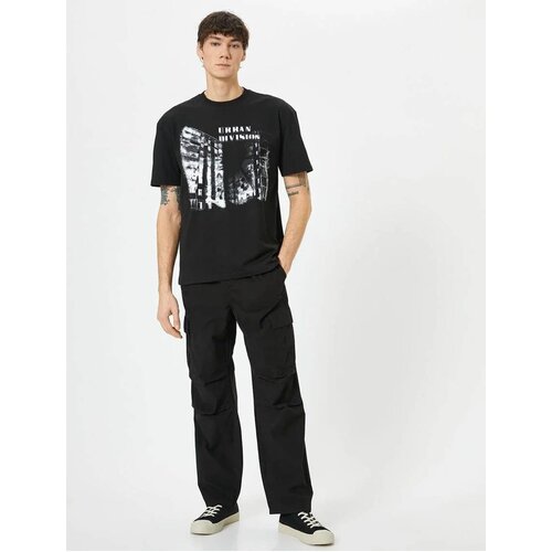 Koton Men's Trousers Black 4sam40049hw Slike