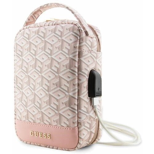 Guess TORBA ORGANIZER ETUI ZA TELEFON ROZA GCUBE STRIPE, (21833794) Cene