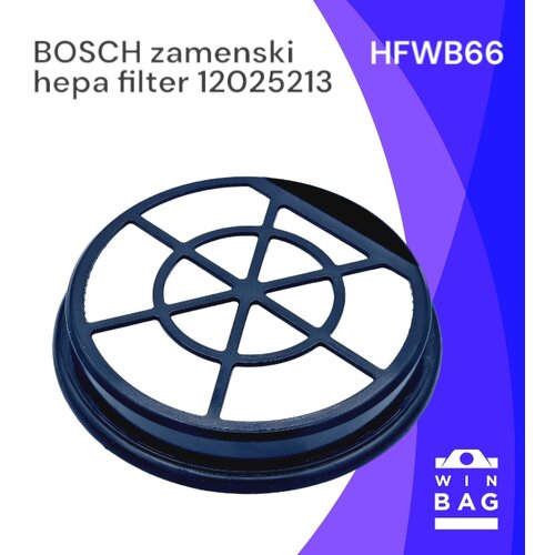 HEPA filter za Bosch 12025213/BGC05A220A Art. HFWB66 Slike