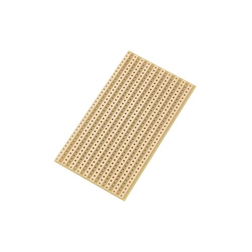 TRU COMPONENTS Ploča tiskane pločice, tvrdi papir (D x &amp;Scaron;) 90 mm x 50 mm 35 &amp;micro;m mjere rastera 5.08 mm Conrad Components SU527610 sadržaj: 1 Slike