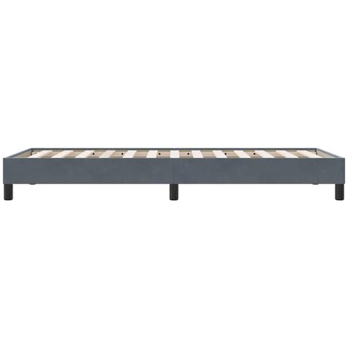  Okvir kreveta bez madraca tamno sivi 80x220 cm bar&amp;scaron;un Slike