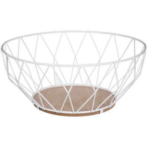 5five FIVE KO&Scaron;ARA ZA VOĆE DIAMOND 28X11.5CM METAL MDF BIJELA Cijene