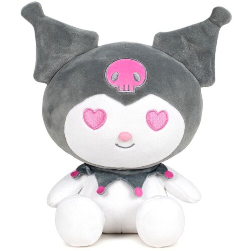 Hello Kitty Pli&amp;scaron;ani Kuromi Sivi 16 cm Slike