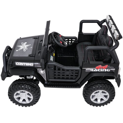  Auto na akumulator Jeep BEAST 4x4 - crni Slike