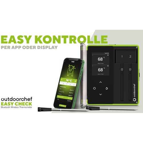 OUTDOORCHEF Easy Check Dual brezžicni za žaromet žar na drva Bluetooth 14.491.95 Slike