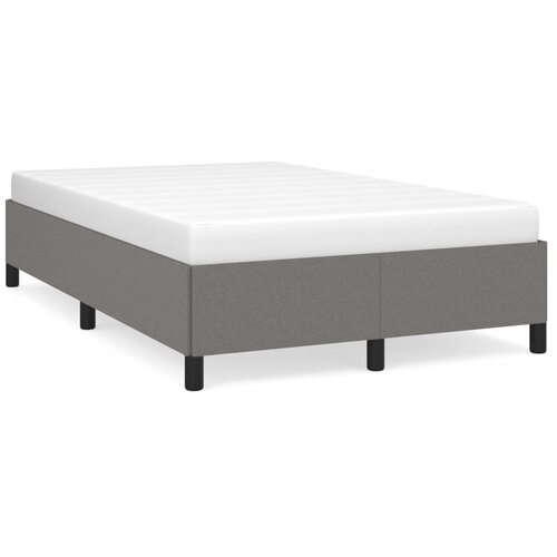 VidaXL Posteljni okvir temno siv 120x190 cm tkanina Slike