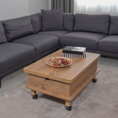 Hanah home Sto za dnevnu sobu Dy Adt 90x40x60 cm, Smeđi Cene