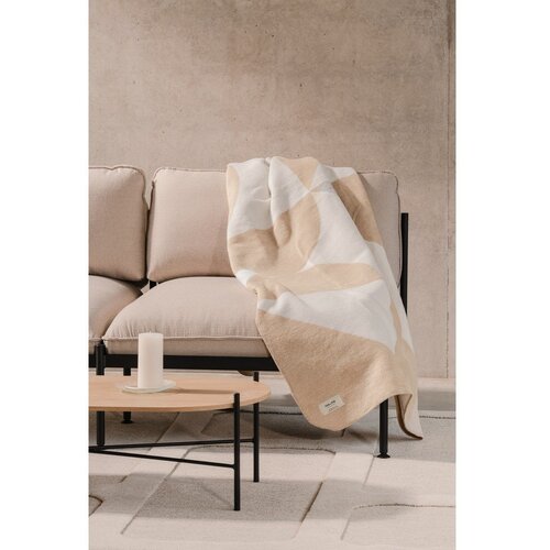 Noo.ma Bež/krem deka 150x200 cm Tul &amp;ndash; Slike