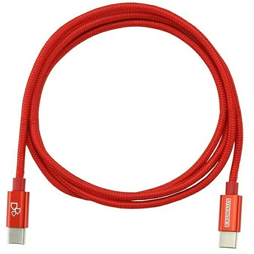 BAUHAUS USB polnilni kabel (1 m, vrsta povezave: 2 x tip C)