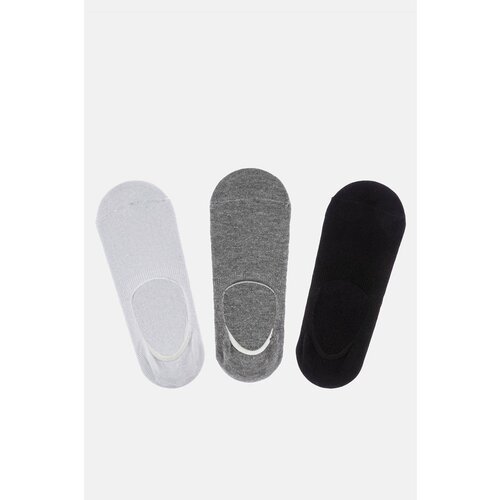 Avva Men's Gray 3-Pack Flat Shoes Socks Cene