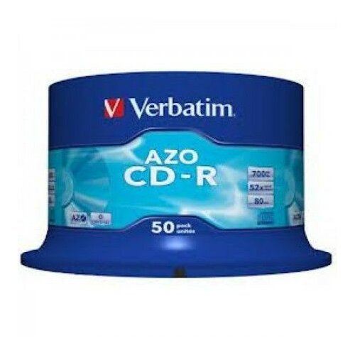 Verbatim cd-r 700MB azo crystal 52X 43343 ( 74B50/Z ) Cene
