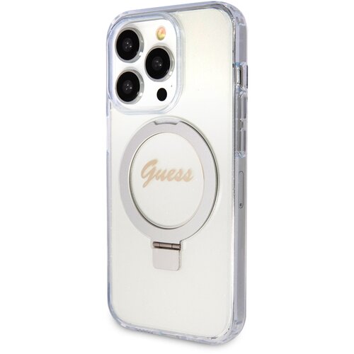 Guess Magsafe ohi&amp;scaron;je za Apple iPhone 15 Pro TPU Ring Stand, Prozorno, (21244314) Slike