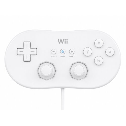  Obnovljen Nintendo Wii Classic Pro kontroler bele barve + 2 leti garancije Slike